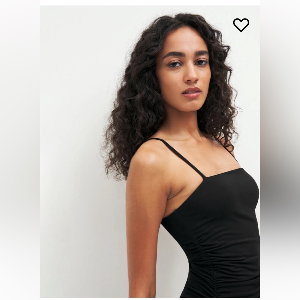 NWT Reformation Black Maxi Leone Knit Dress - Picture 4 of 12